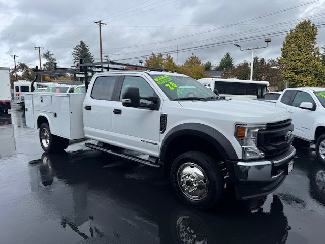 Used 2020 Ford F550 4x4 Crew Cab Super Duty w/ Power Equipment Group image 1