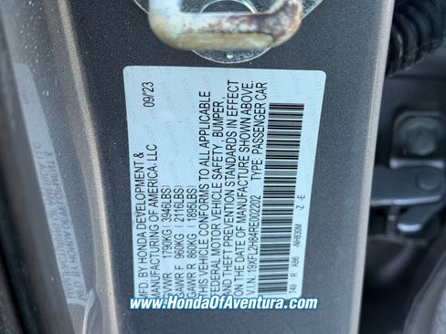 Certified 2024 Honda Civic Sport image 25