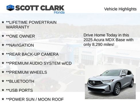 Used 2025 Acura MDX w/ Technology Package image 11
