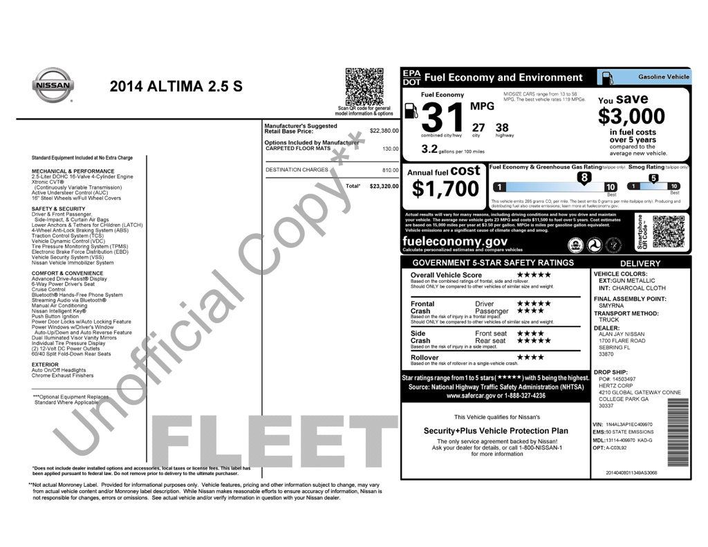 Used 2014 Nissan Altima 2.5 S FWD image 36