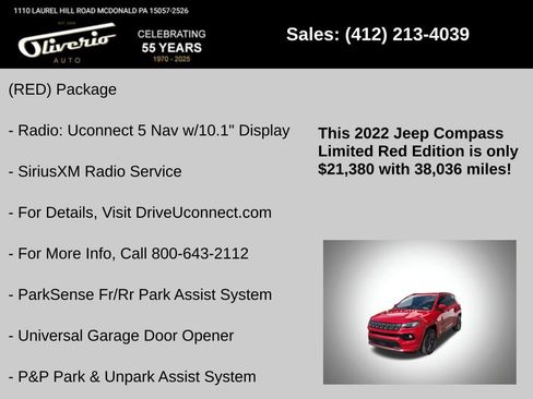 Used 2022 Jeep Compass Limited image 27