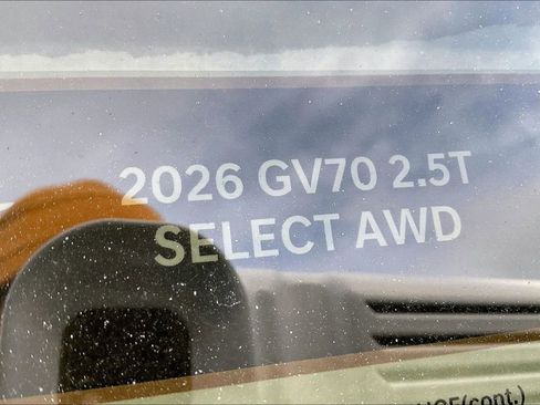 New 2026 Genesis GV70 2.5T Select AWD/4WD image 8