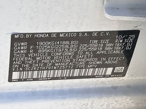 Certified 2026 Honda HR-V EX-L image 29