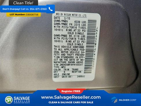 Used 2015 Nissan Rogue S w/ Convenience Package FWD image 17