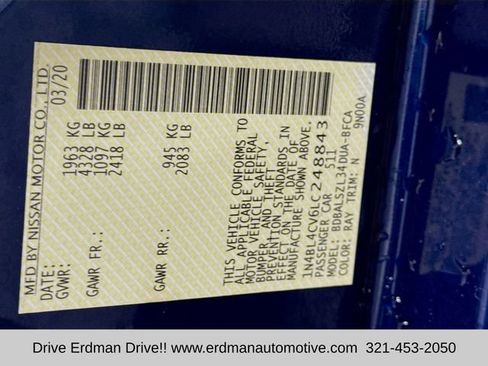 Used 2020 Nissan Altima 2.5 SR image 30