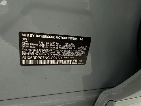 Used 2022 BMW X3 xDrive30i w/ M Sport Package AWD/4WD image 54