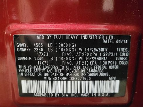 Used 2014 Subaru Outback 2.5i Premium image 33