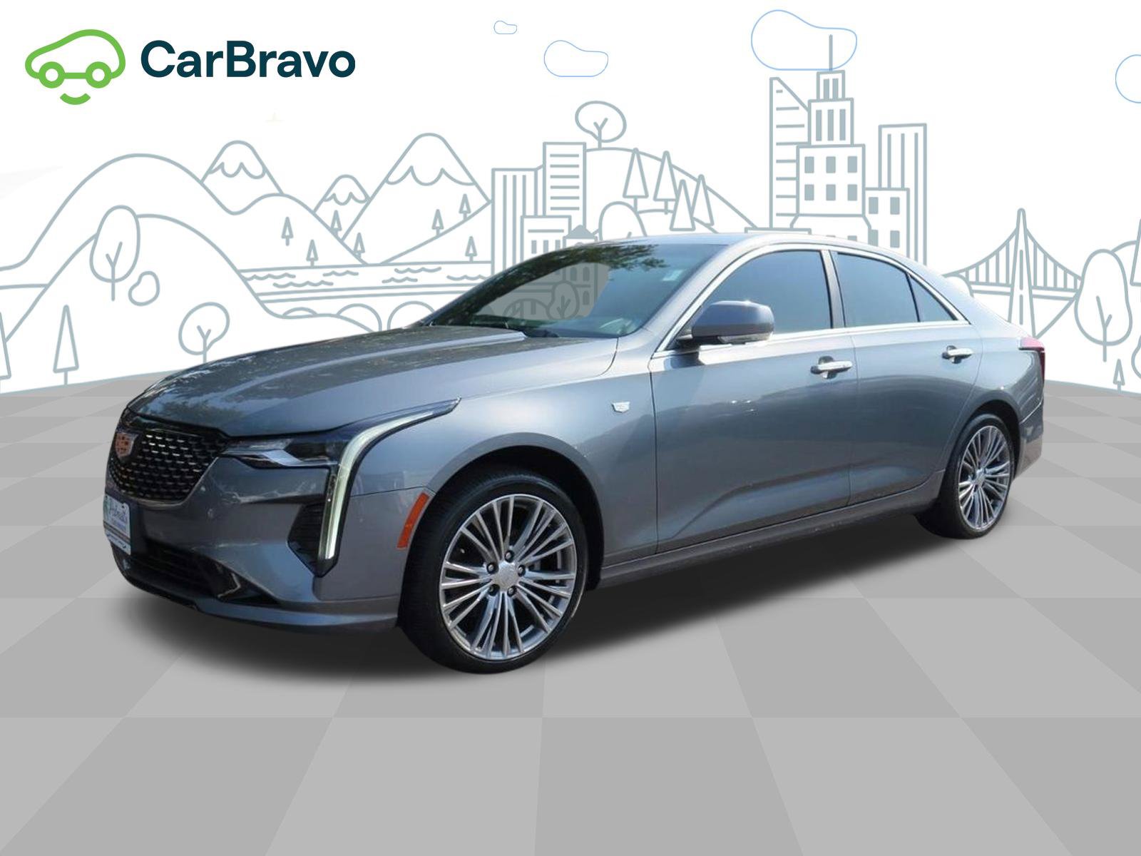 Certified 2021 Cadillac CT4 Premium Luxury w/ Climate Package AWD/4WD image 1