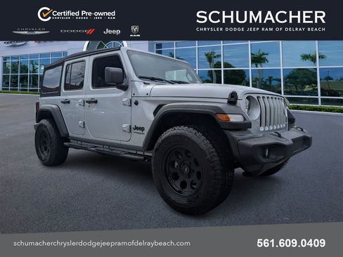 Certified 2022 Jeep Wrangler Unlimited Sport image 1