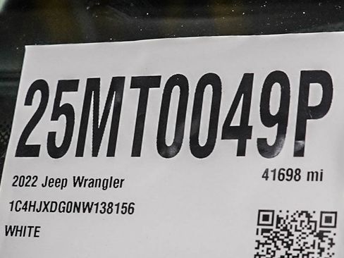 Used 2022 Jeep Wrangler Unlimited Sport AWD/4WD image 28