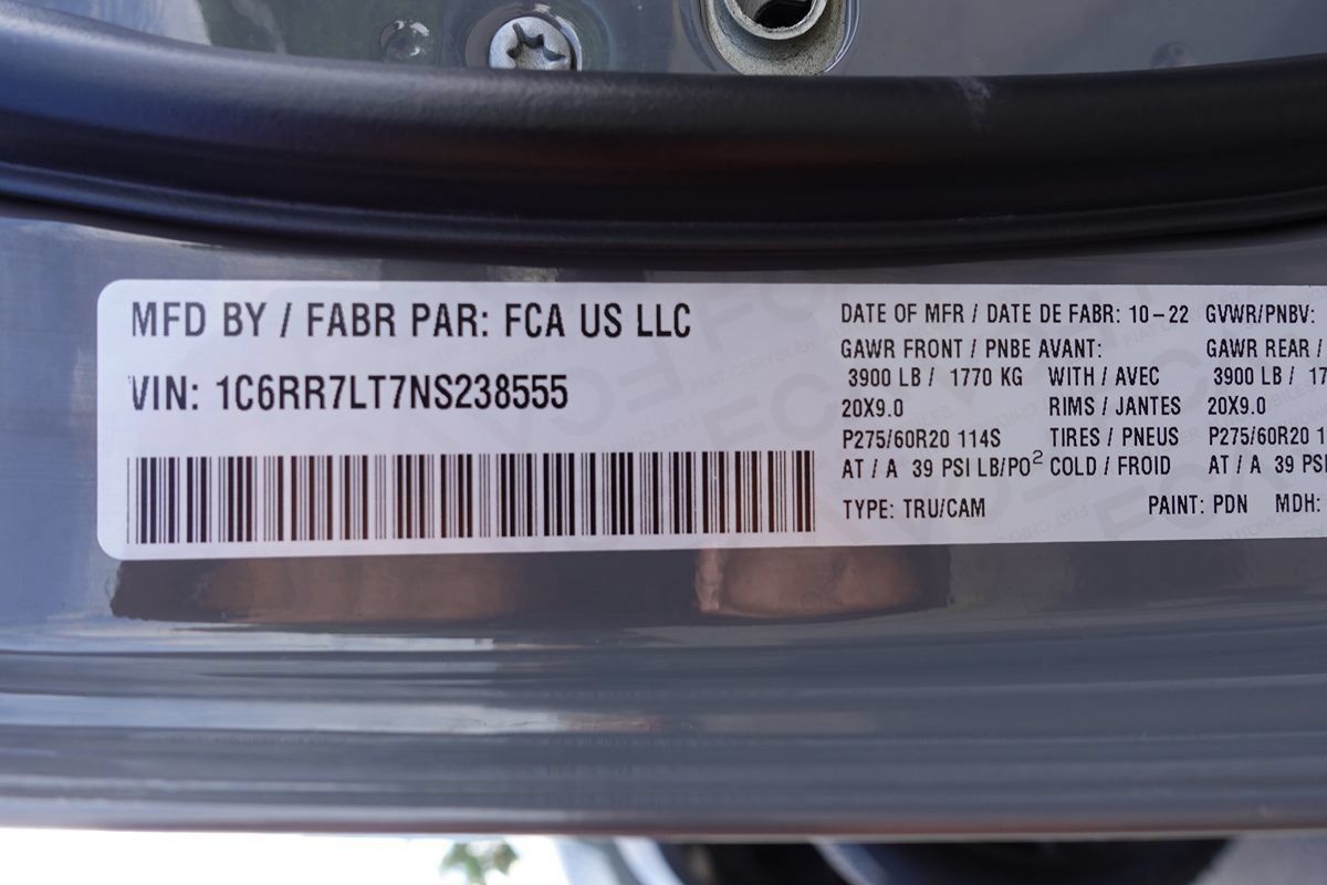 Used 2022 RAM 1500 Warlock w/ Ceramic Grey Warlock Package AWD/4WD image 68