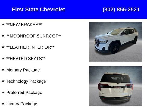 Used 2023 GMC Acadia AT4 w/ Technology Package image 2