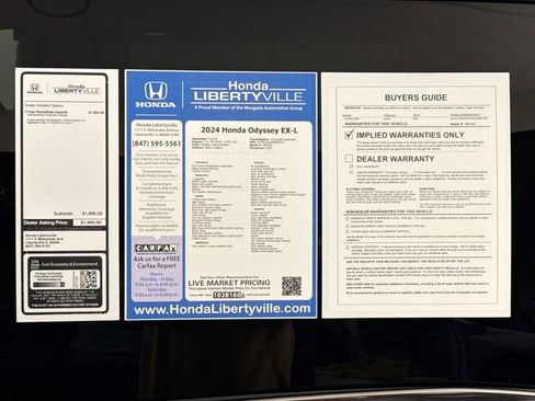 Certified 2024 Honda Odyssey EX-L image 39