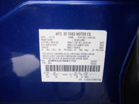 Used 2022 Ford Edge SEL w/ Sport Appearance Package AWD/4WD image 24