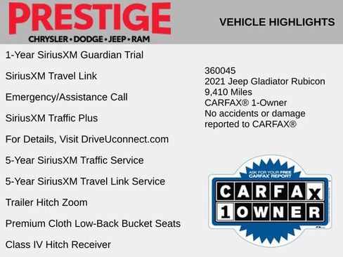 Used 2021 Jeep Gladiator Rubicon image 8