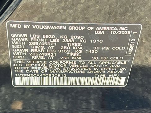 New 2026 Volkswagen Atlas SEL Premium R-Line image 30