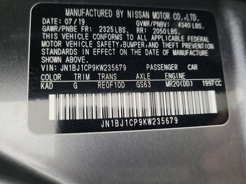 Used 2019 Nissan Rogue Sport SV image 33