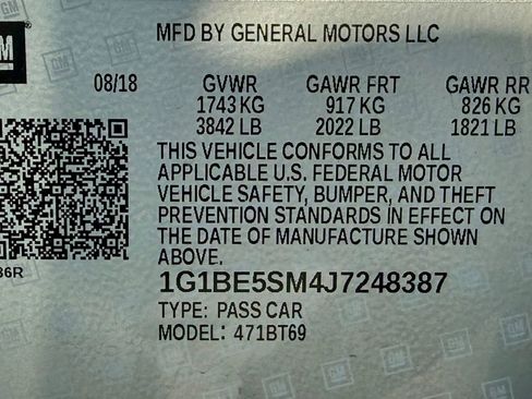 Used 2018 Chevrolet Cruze LT w/ RS Package image 26