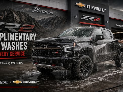 New 2026 Chevrolet Silverado 1500 ZR2 w/ Dark Appearance Package AWD/4WD image 2