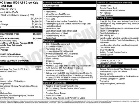Certified 2025 GMC Sierra 1500 AT4 w/ AT4 Premium Package AWD/4WD image 63
