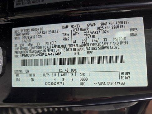 Certified 2023 Ford Escape Active w/ Tech Pack #2 AWD/4WD image 27