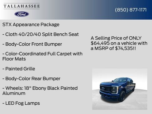 New 2026 Ford F250 XL w/ STX Appearance Package image 13