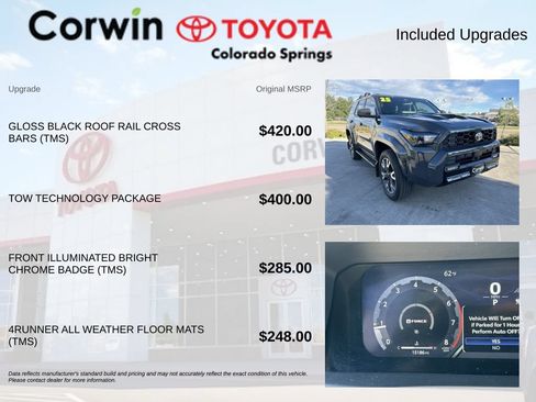 Used 2025 Toyota 4Runner TRD Sport Premium w/ Tow Technology Package AWD/4WD image 4