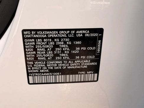 Used 2021 Volkswagen Atlas SEL Premium AWD/4WD image 36