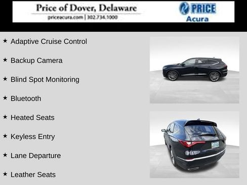 Used 2023 Acura MDX SH-AWD w/ Advance Package image 2
