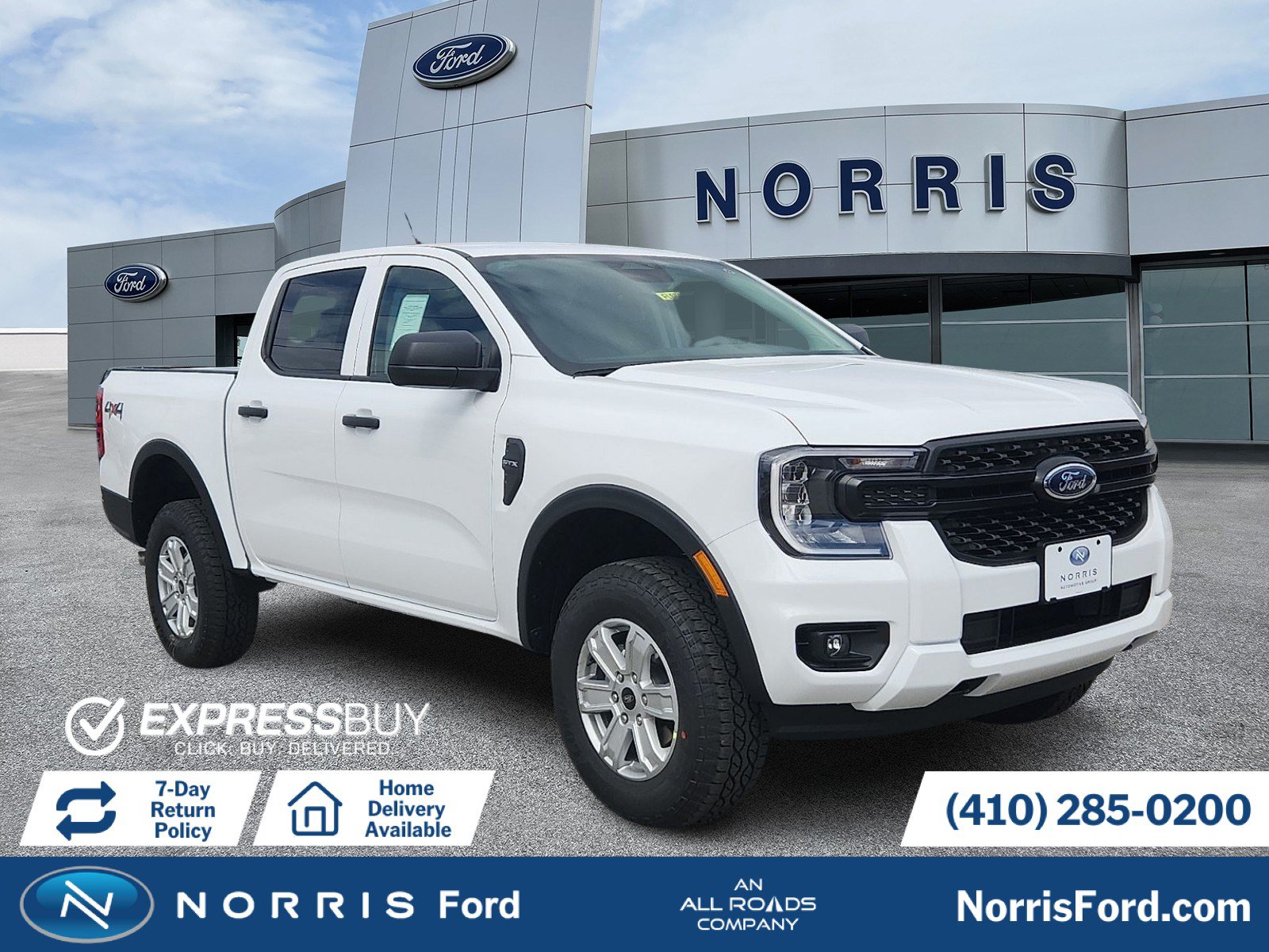 New 2026 Ford Ranger XL w/ Trailer Tow Package AWD/4WD image 1