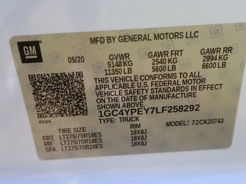 Used 2020 Chevrolet Silverado 2500 LTZ image 41