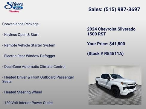 Used 2024 Chevrolet Silverado 1500 RST AWD/4WD image 34