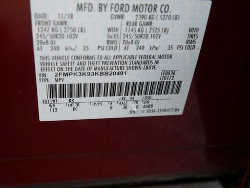 Used 2019 Ford Edge Titanium w/ Equipment Group 301A image 29