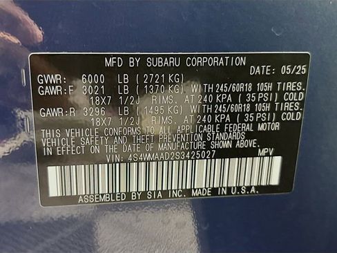 Certified 2025 Subaru Ascent Premium AWD/4WD image 32