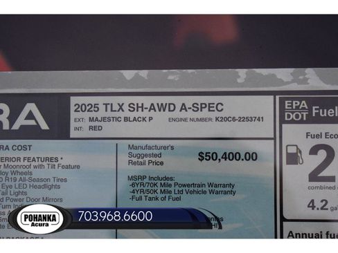 New 2025 Acura TLX A-Spec image 38