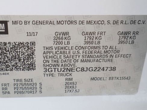 Used 2018 GMC Sierra 1500 SLT w/ SLT Premium Package AWD/4WD image 33