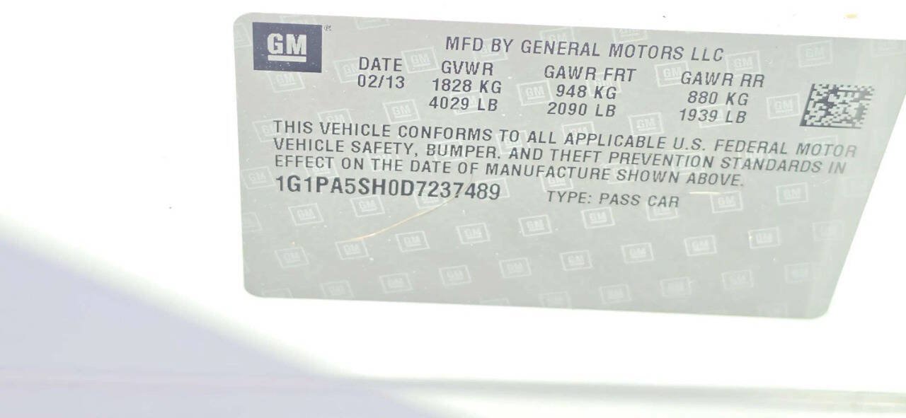Used 2013 Chevrolet Cruze LS FWD image 10