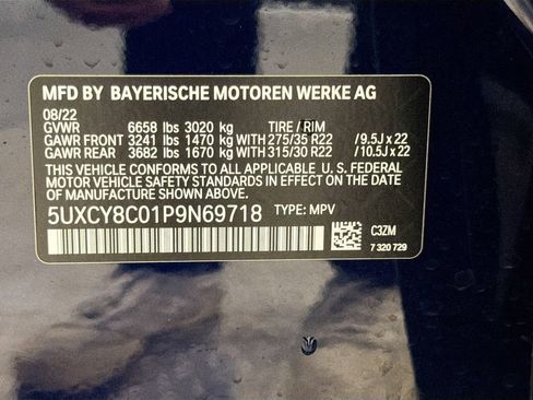 Used 2023 BMW X6 M50i AWD/4WD image 36