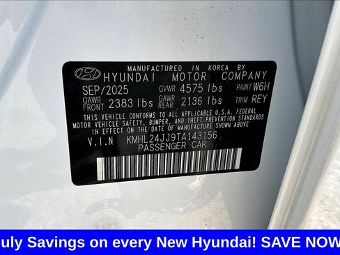New 2026 Hyundai Sonata Blue FWD image 10