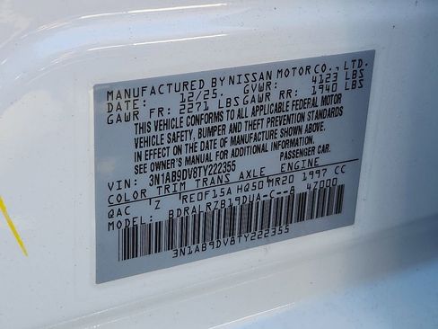 New 2026 Nissan Sentra SR w/ SR Premium Package FWD image 10