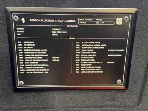 Used 2024 Ferrari 296 GTB RWD image 24