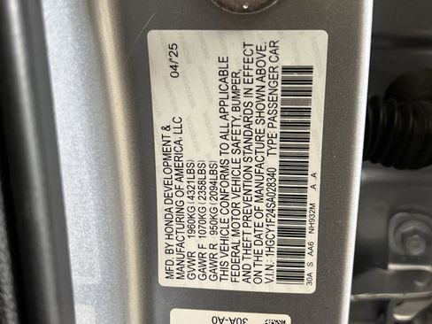 Used 2025 Honda Accord LX image 33