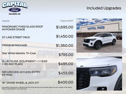 New 2026 Ford Explorer ST-Line w/ ST-Line Street Pack AWD/4WD image 5