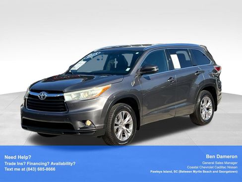 Used 2015 Toyota Highlander XLE AWD/4WD image 1