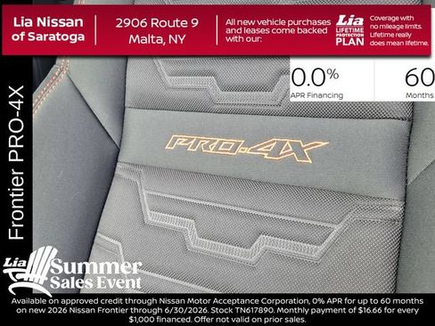 New 2026 Nissan Frontier PRO-4X w/ Pro-4x Convenience Package AWD/4WD image 17