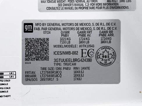 Used 2024 GMC Sierra 1500 AT4 image 27