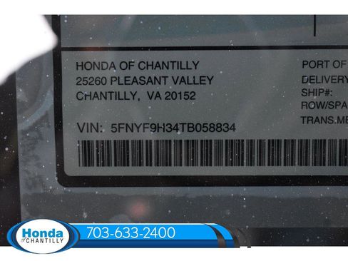 New 2026 Honda Passport RTL image 35