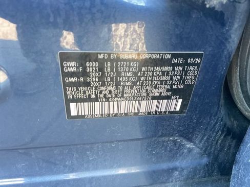 Used 2020 Subaru Ascent Premium w/ Sport Package AWD/4WD image 32