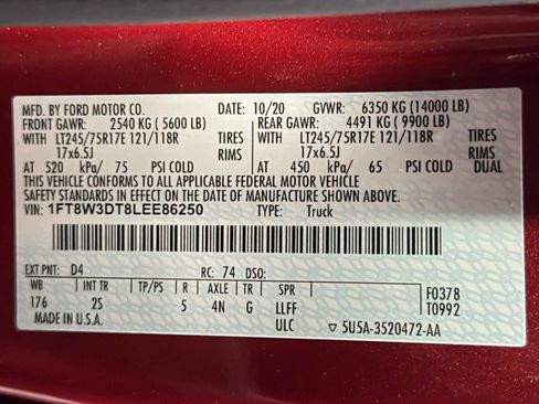 Used 2020 Ford F350 XLT w/ XLT Premium Package image 44