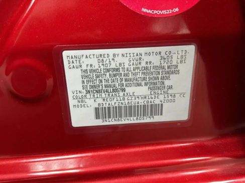 Used 2020 Nissan Versa SV FWD image 30